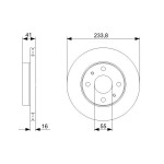BOSCH Bremsscheibe