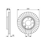 BOSCH Bremsscheibe