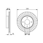 BOSCH Bremsscheibe
