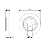 BOSCH Bremsscheibe