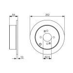 BOSCH Bremsscheibe