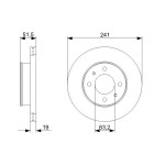 BOSCH Bremsscheibe
