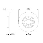 BOSCH Bremsscheibe