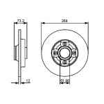 BOSCH Bremsscheibe