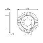 BOSCH Bremsscheibe