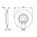 BOSCH Bremsscheibe