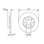 BOSCH Bremsscheibe