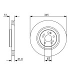 BOSCH Bremsscheibe