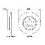 BOSCH Bremsscheibe