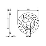 BOSCH Bremsscheibe