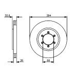 BOSCH Bremsscheibe