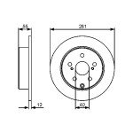 BOSCH Bremsscheibe