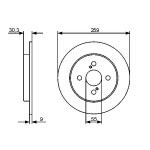 BOSCH Bremsscheibe