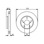 BOSCH Bremsscheibe