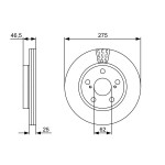 BOSCH Bremsscheibe