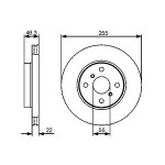 BOSCH Bremsscheibe