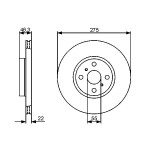 BOSCH Bremsscheibe