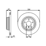 BOSCH Bremsscheibe