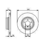 BOSCH Bremsscheibe