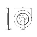 BOSCH Bremsscheibe