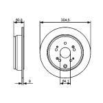 BOSCH Bremsscheibe