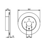 BOSCH Bremsscheibe