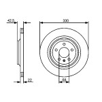 BOSCH Bremsscheibe