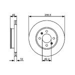 BOSCH Bremsscheibe