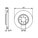 BOSCH Bremsscheibe