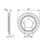 BOSCH Bremsscheibe