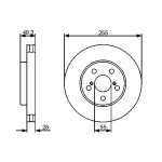 BOSCH Bremsscheibe