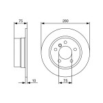 BOSCH Bremsscheibe