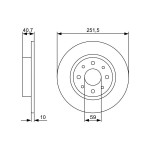 BOSCH Bremsscheibe