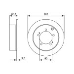 BOSCH Bremsscheibe