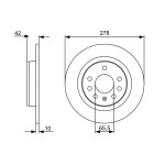 BOSCH Bremsscheibe