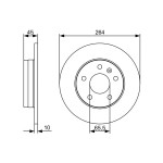 BOSCH Bremsscheibe