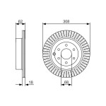 BOSCH Bremsscheibe