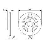 BOSCH Bremsscheibe