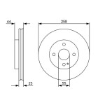 BOSCH Bremsscheibe