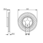 BOSCH Bremsscheibe