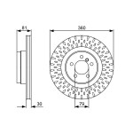 BOSCH Bremsscheibe