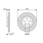 BOSCH Bremsscheibe