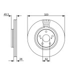 BOSCH Bremsscheibe