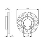 BOSCH Bremsscheibe