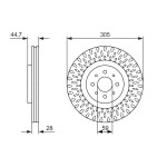 BOSCH Bremsscheibe