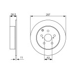 BOSCH Bremsscheibe
