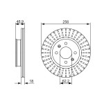 BOSCH Bremsscheibe