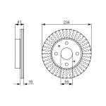 BOSCH Bremsscheibe