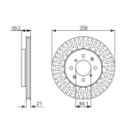 BOSCH Bremsscheibe