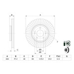 BOSCH Bremsscheibe